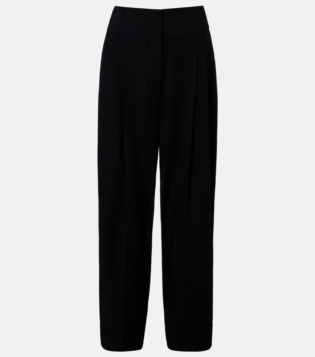 Toteme - Pleated cotton wide-leg pants