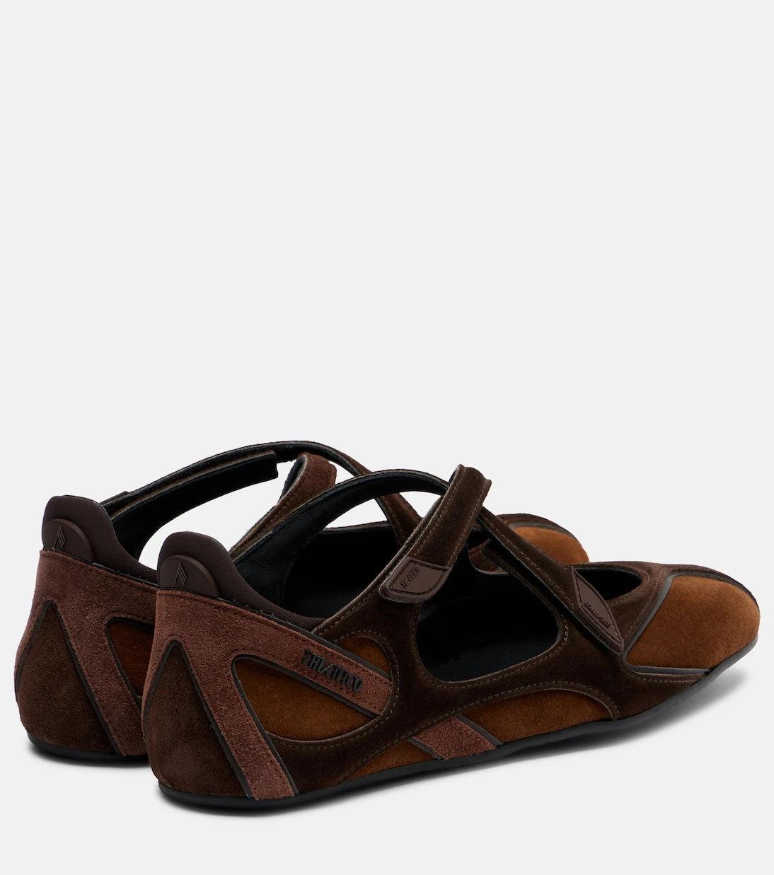 The Attico - Floor 01 suede ballet flats