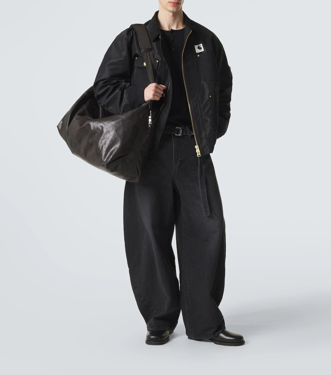 Sacai - x Carhartt corduroy-trimmed blouson jacket