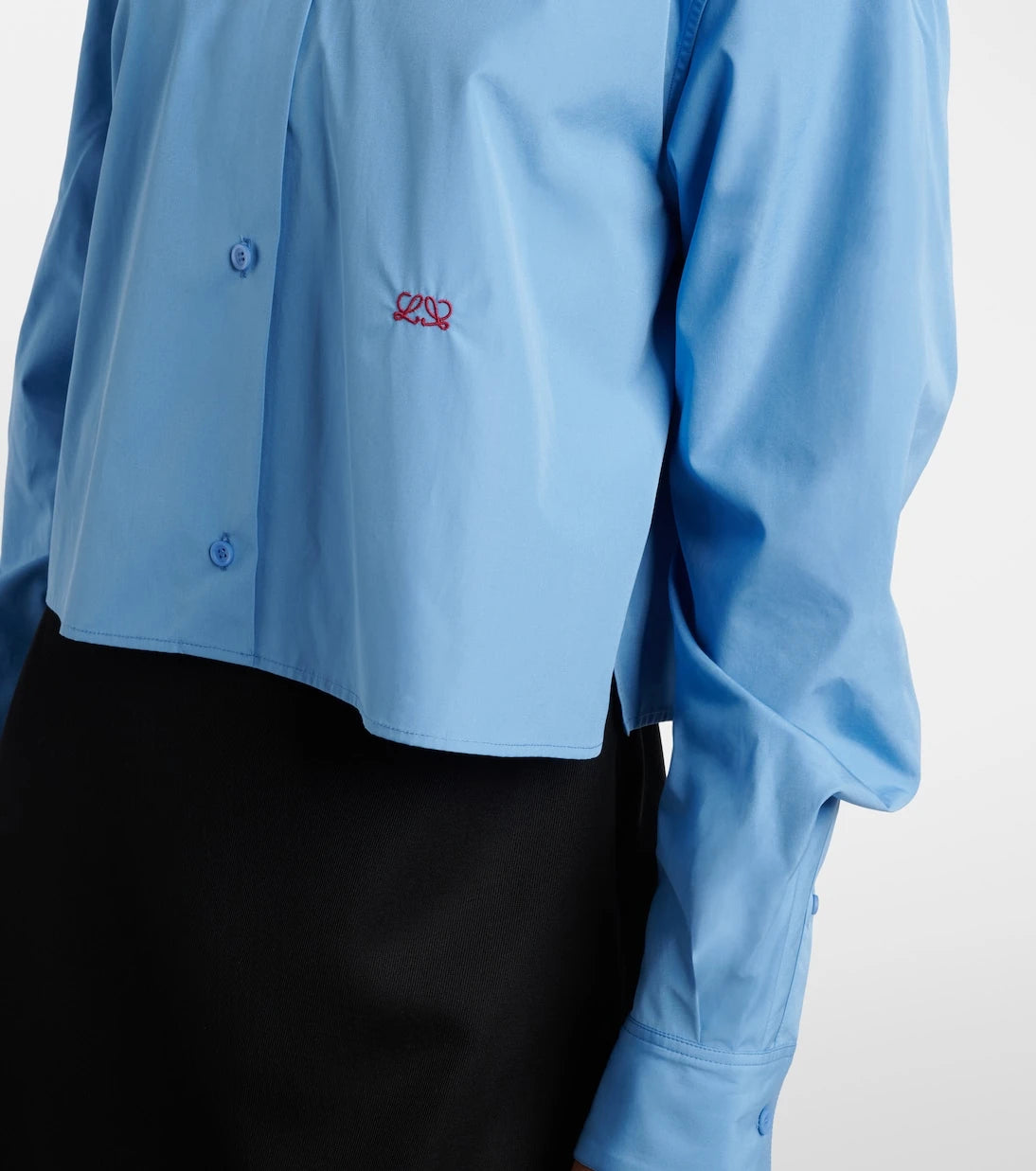 Loewe - Anagram embroidered cotton shirt