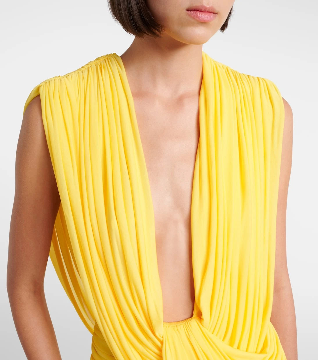 Christopher Esber - Draped jersey minidress