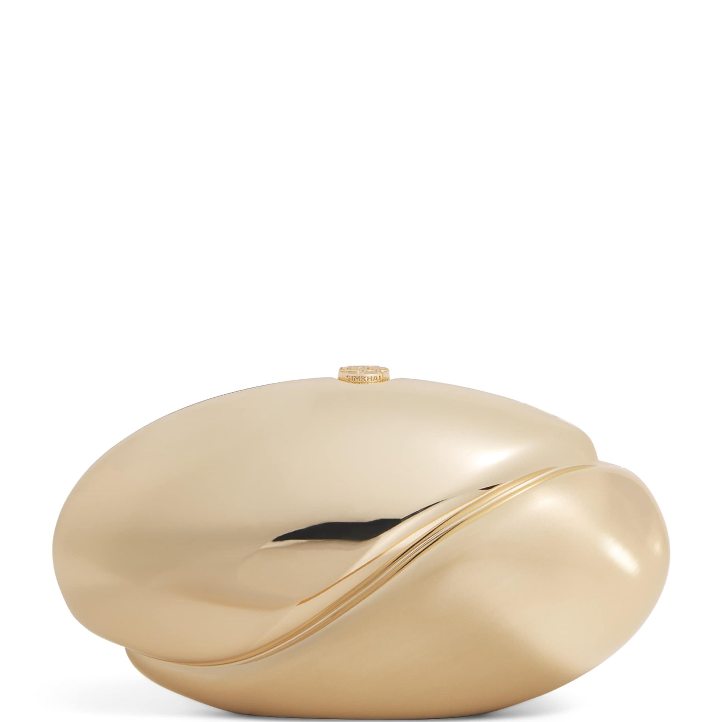 Gold Metallic Ameera Clutch Bag