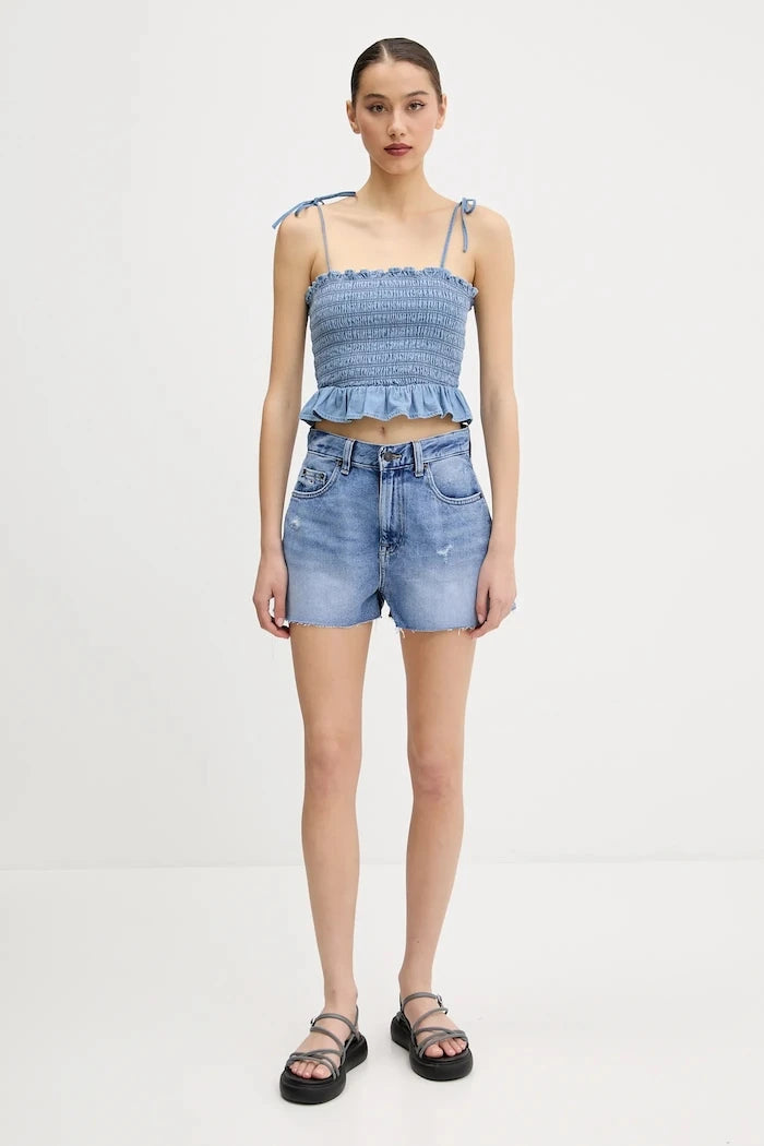 Дънков къс панталон Tommy Jeans