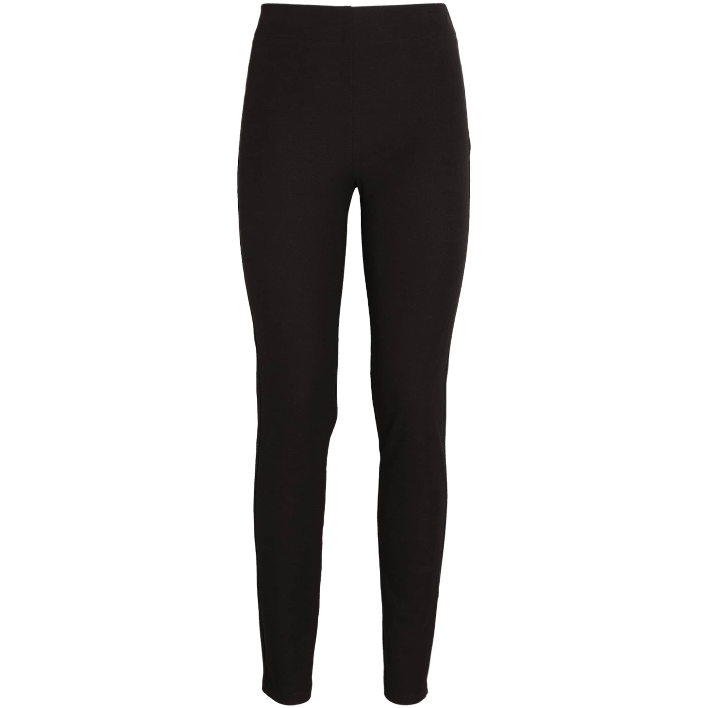 Gabardine Stretch Leggings BLACK