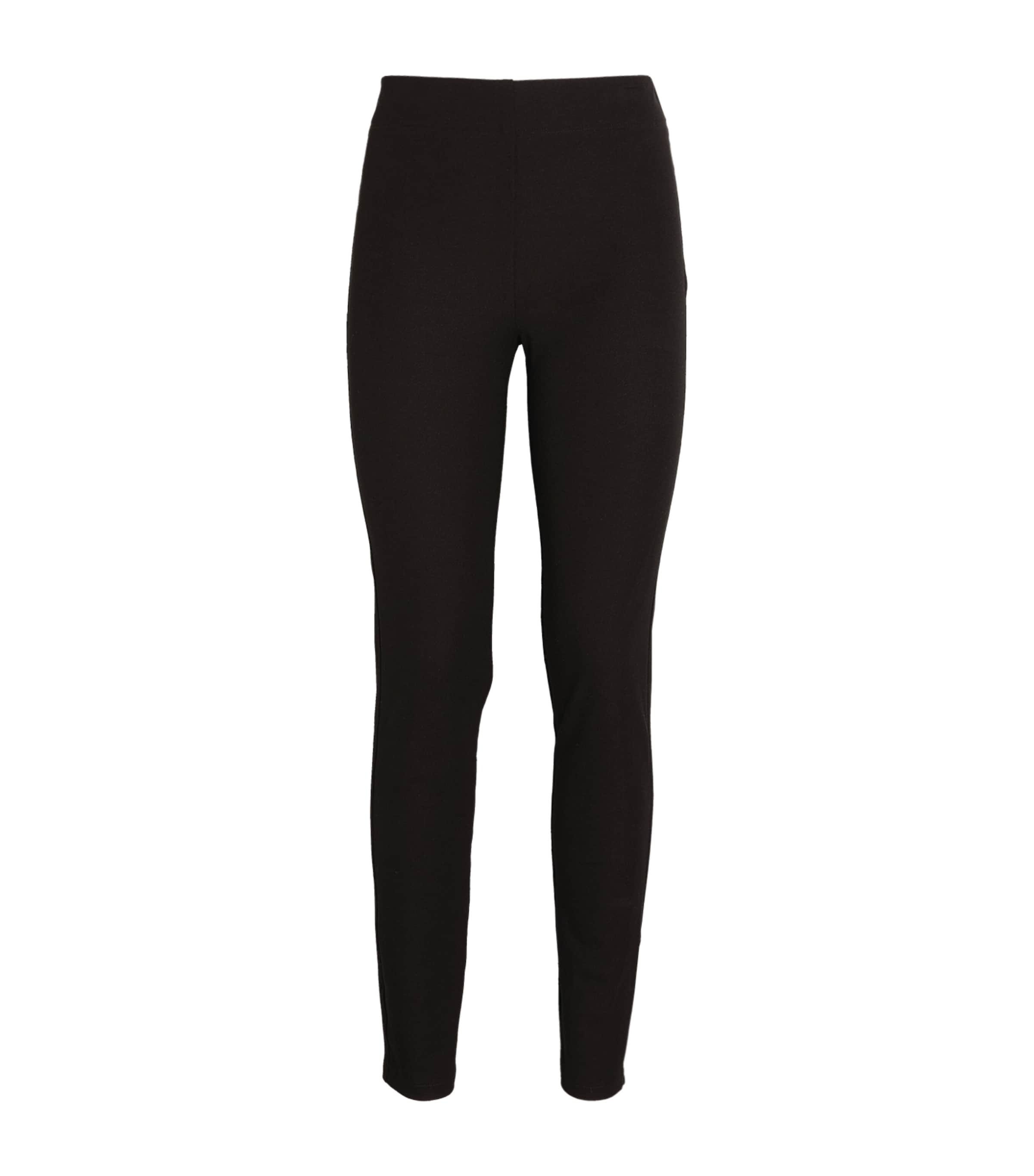 Gabardine Stretch Leggings BLACK