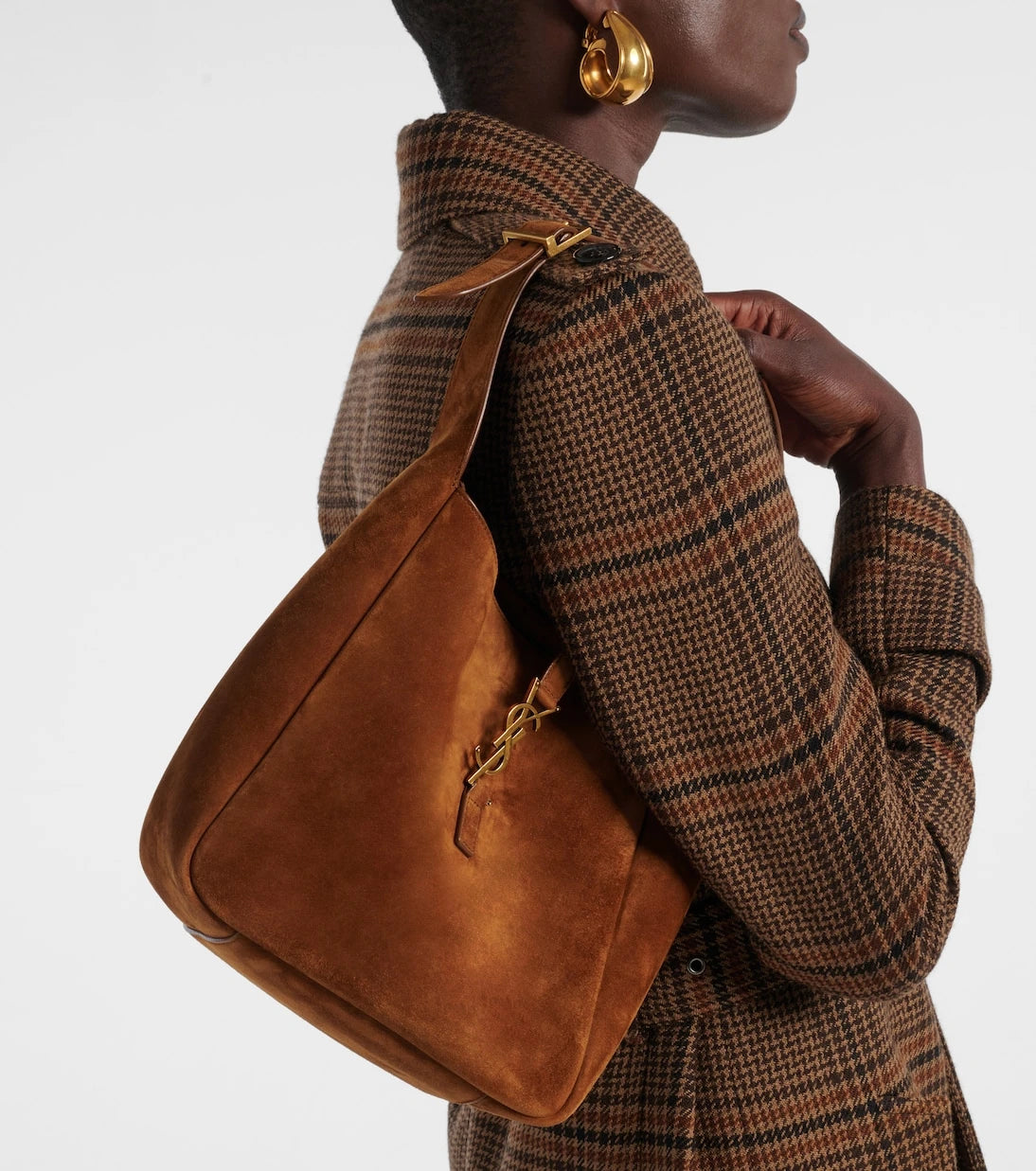 Saint Laurent - Le 5 à 7 Supple Small suede shoulder bag