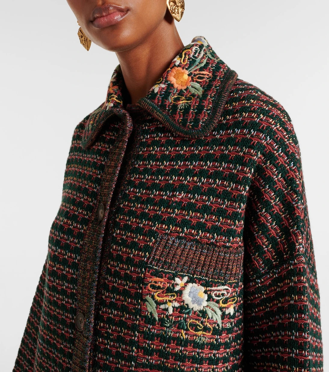 Etro - معطف مطرز
