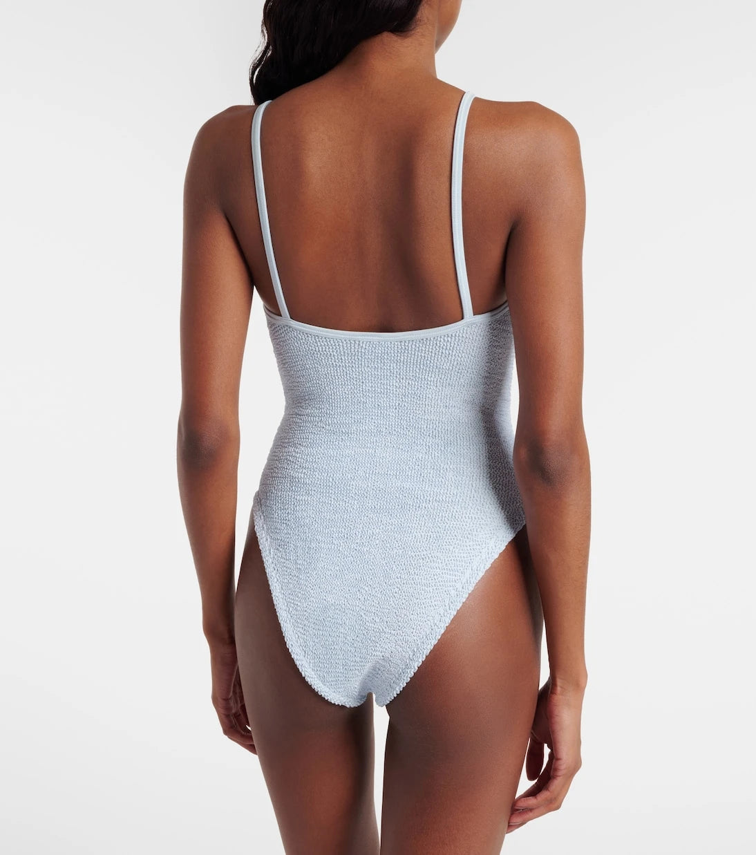 Hunza G - Mia beaded cutout swimsuit