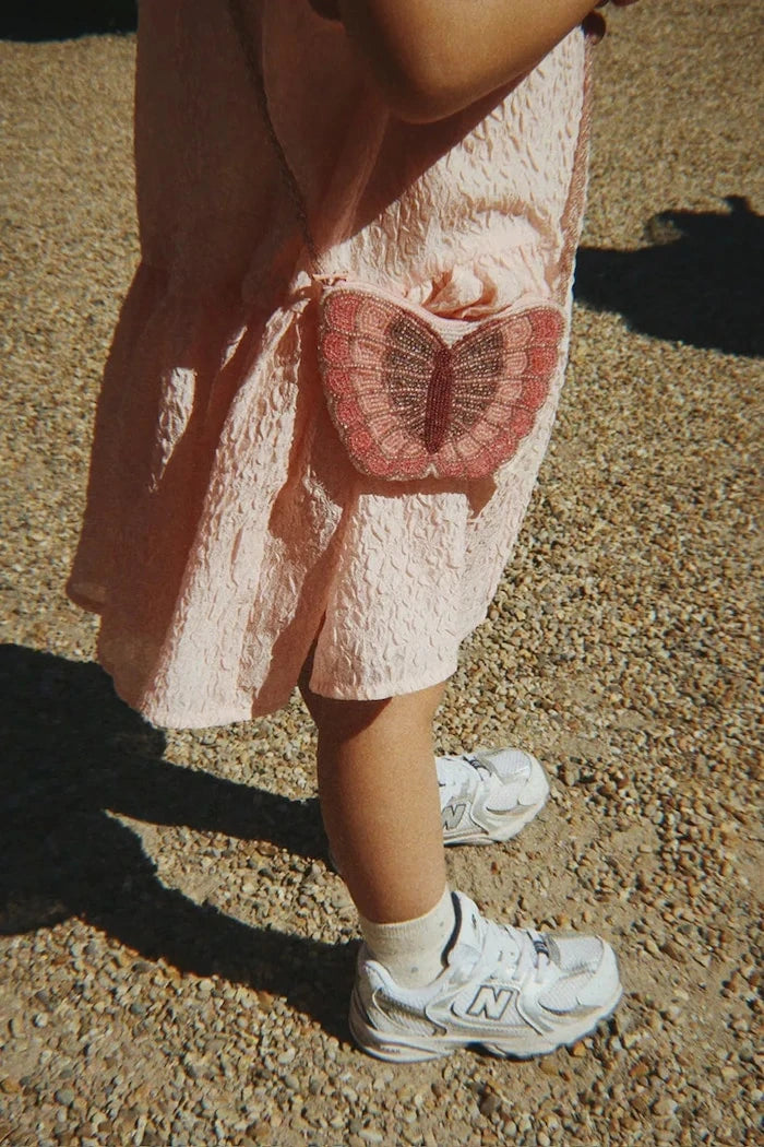 Konges Sløjd çocuklar için crossbody çanta BUTTERFLY BEADED BAG