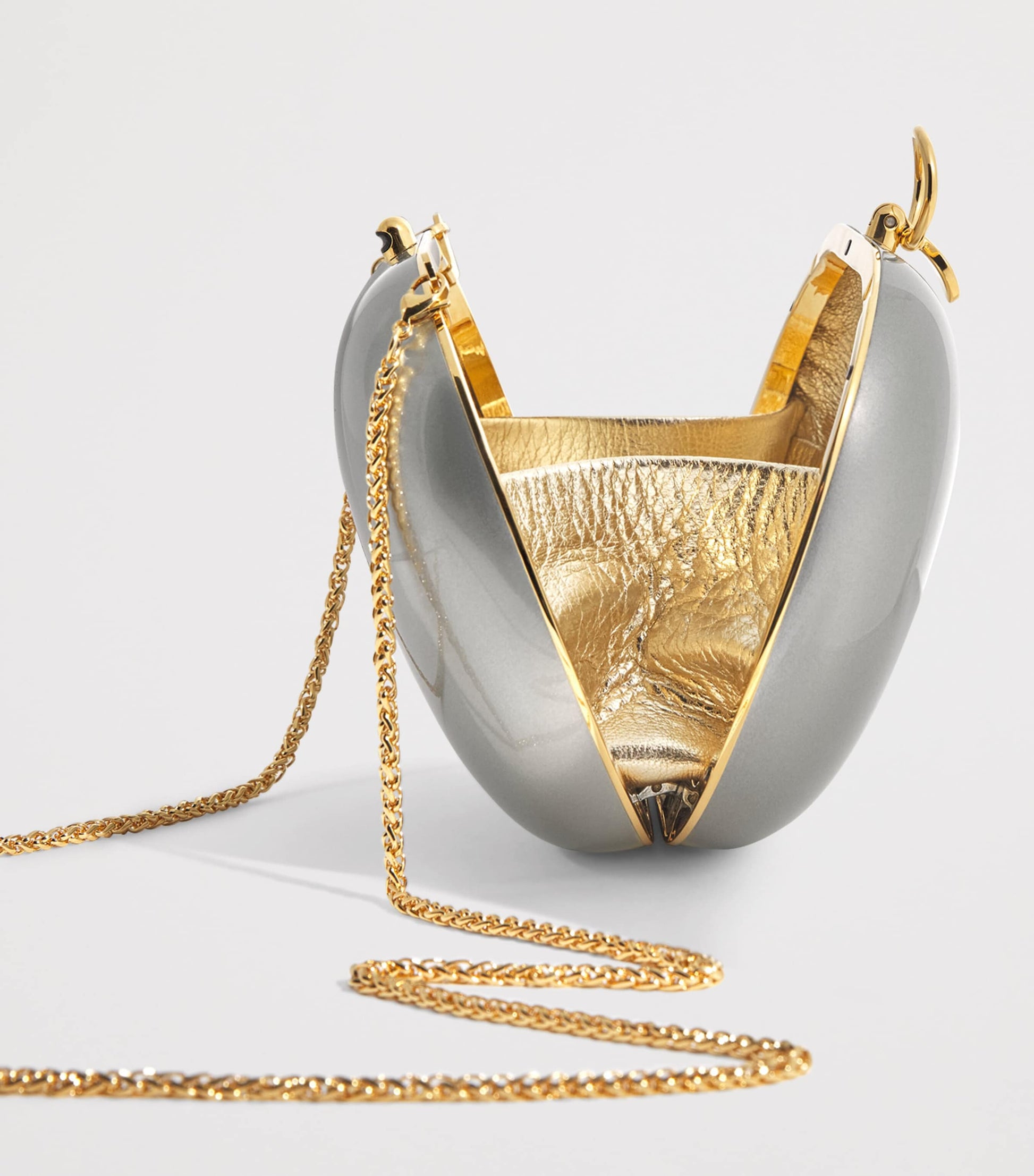 Oval Elina Clutch Bag