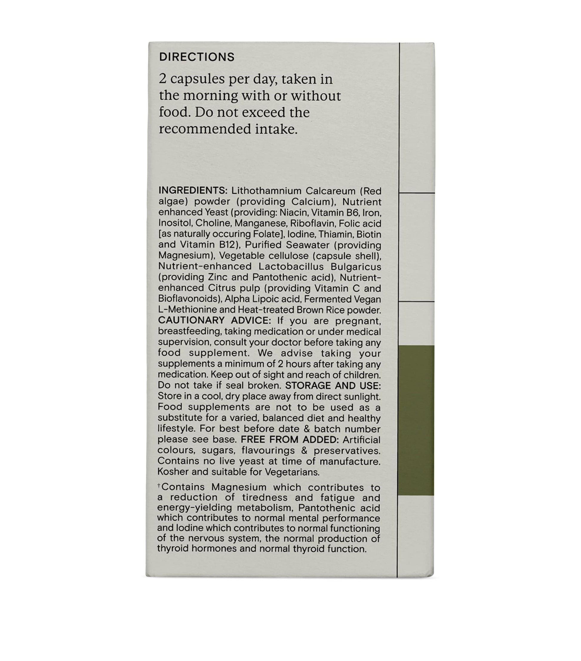 Wild Nutrition Food-Grown Energy Support (60 Capsules)