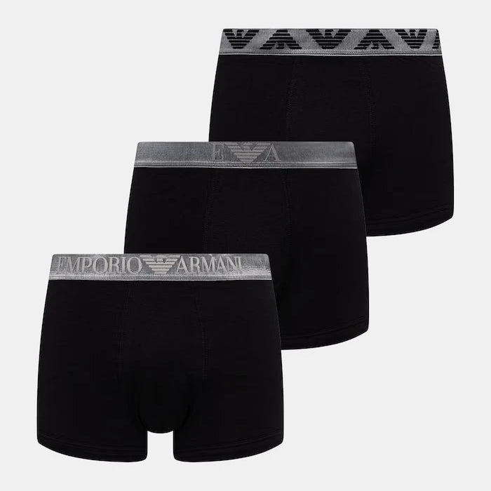 Emporio Armani Underwear pamuklu erkek boxer 3'lü
