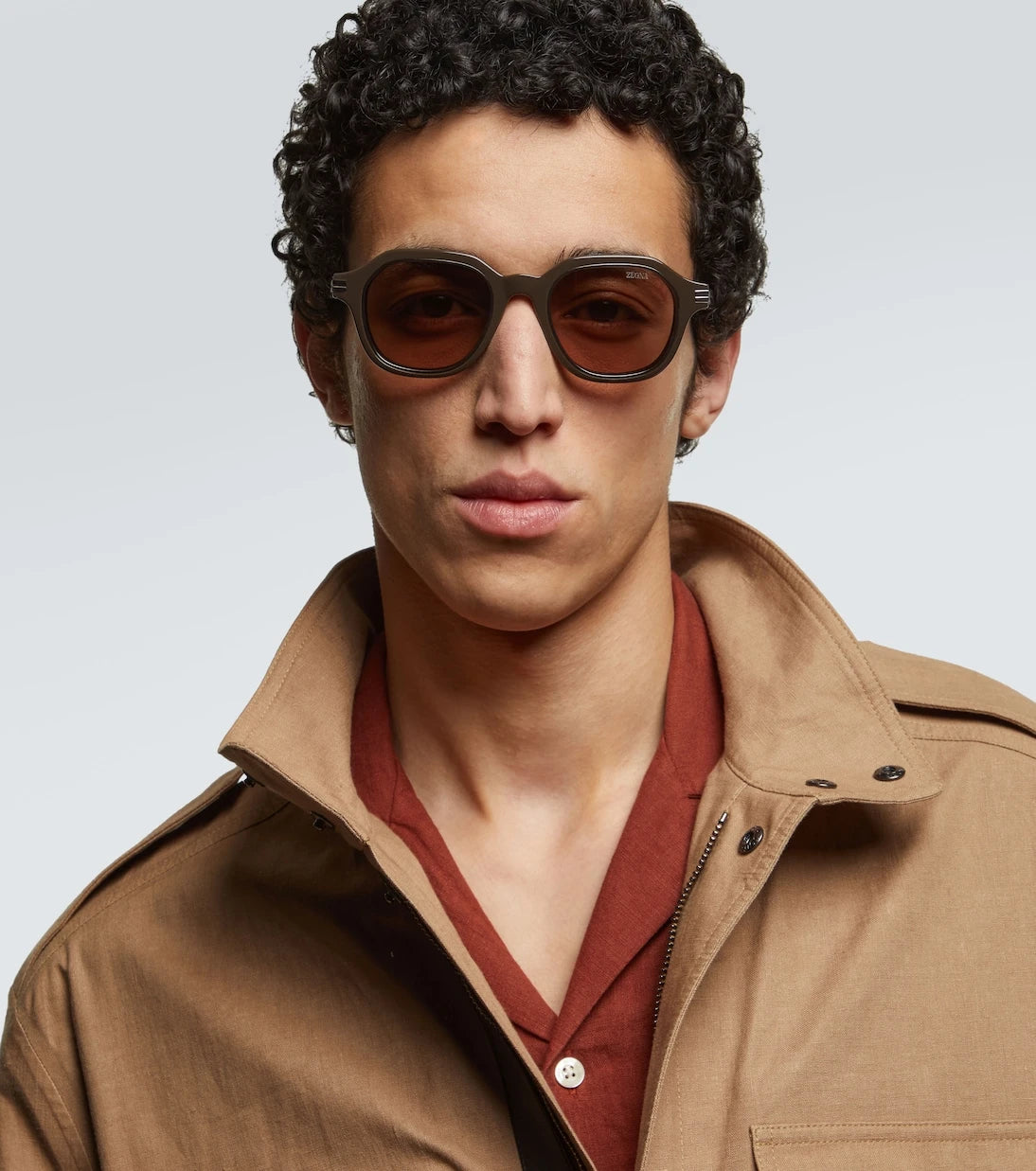 Zegna - نظارة شمسية دائرية