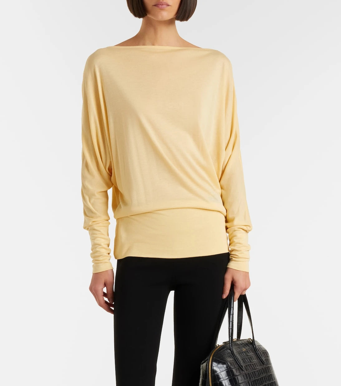 Toteme - Draped jersey top