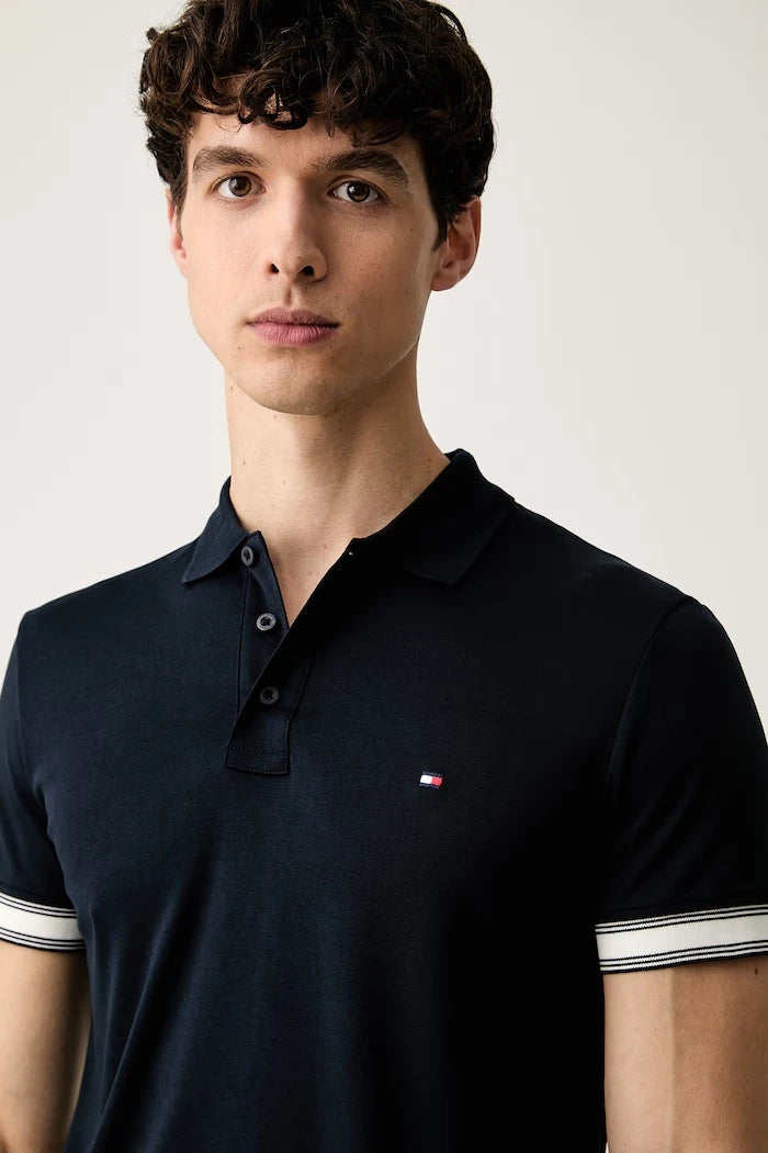 Tommy Hilfiger erkek pamuklu polo tişört