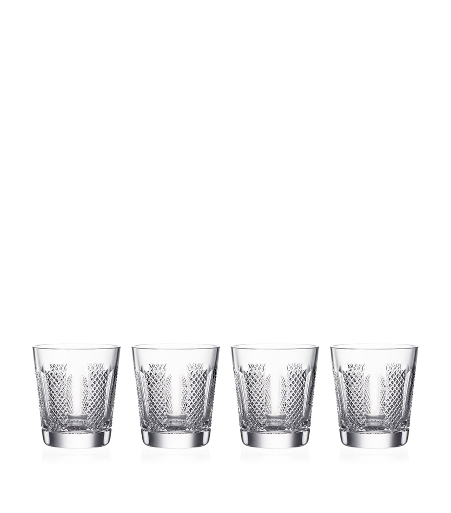 Set of 4 Crystal Hibernia Mastercraft Tumblers (249ml)