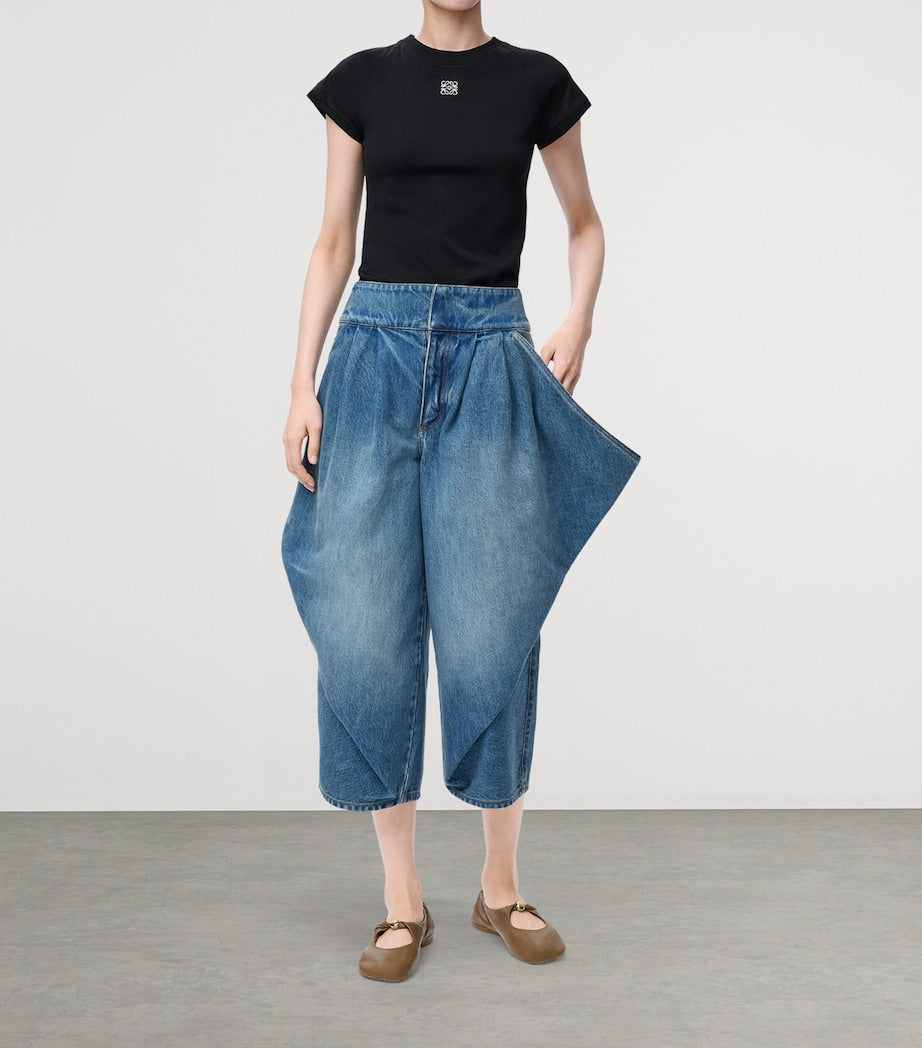 LOEWE Black Anagram Logo T-Shirt