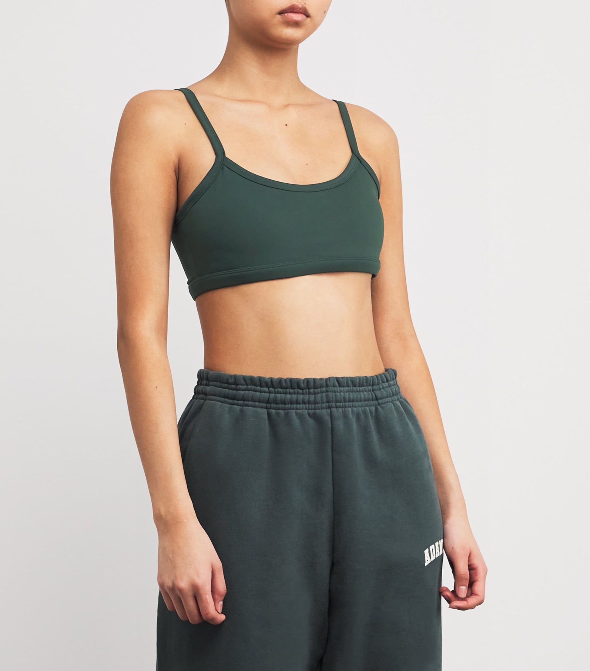 Adanola Green Ultimate Scoop Sports Bra