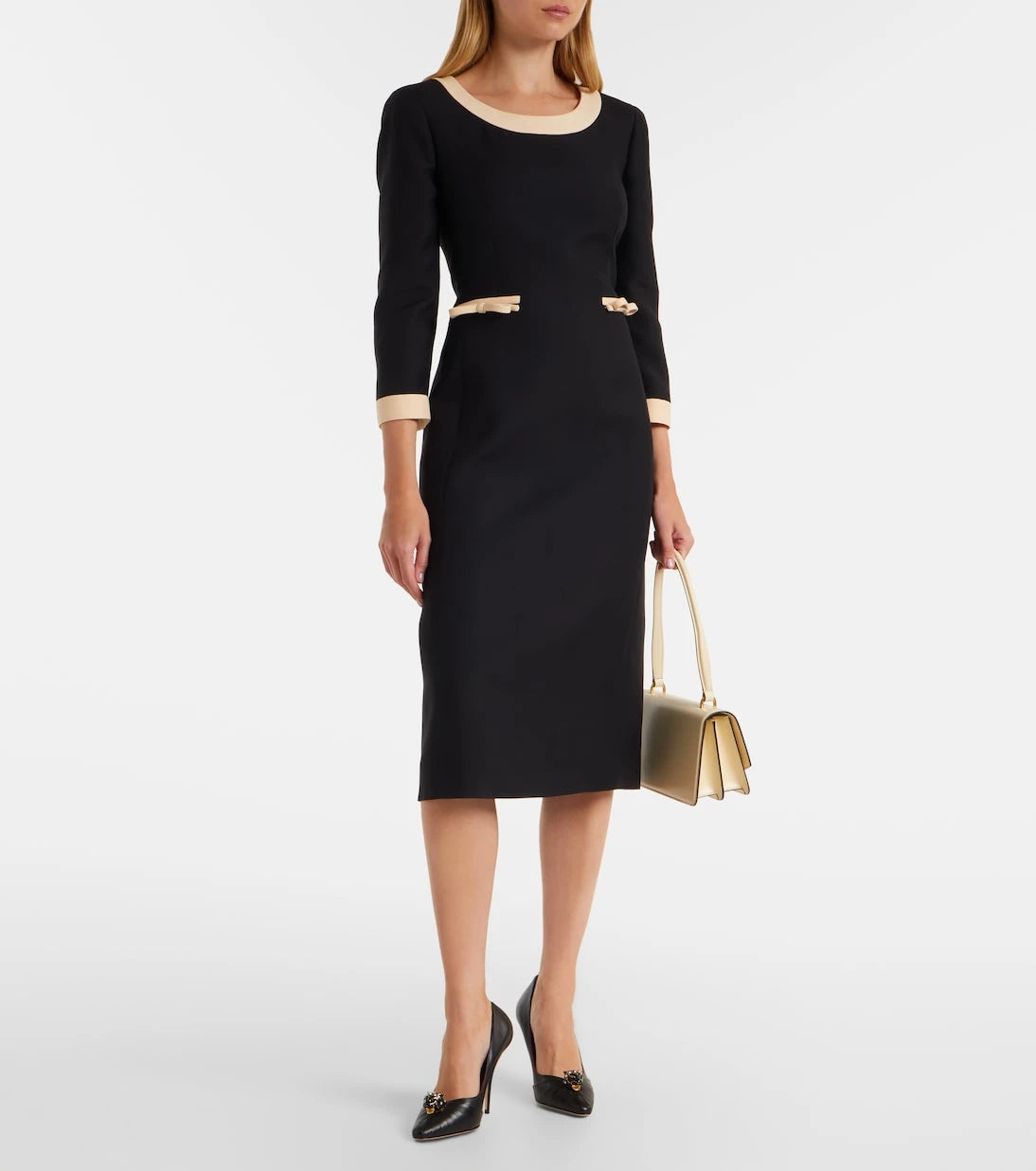 Valentino - Crepe Couture midi dress