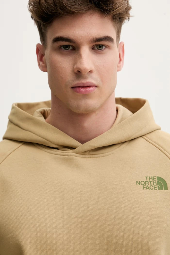 The North Face kapüşonlu erkek pamuklu Raglan sweatshirt