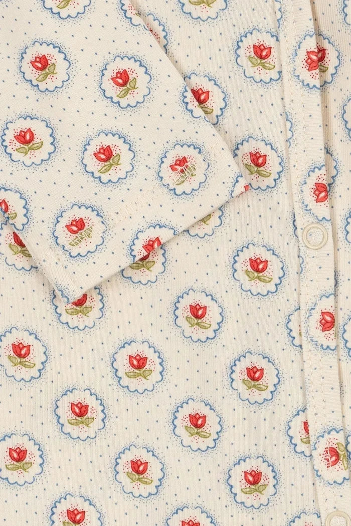 Konges Sløjd BASIC NEWBORN ONESIE GOTS Yenidoğan Bebek Tulum