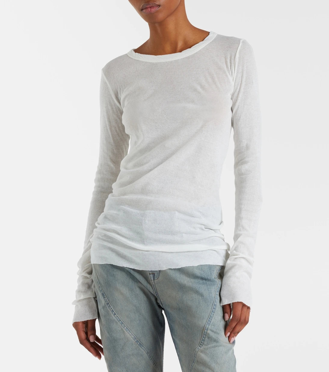 Rick Owens - Cotton jersey top