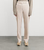 Virgin Wool Straight Tailored Trousers IVORY