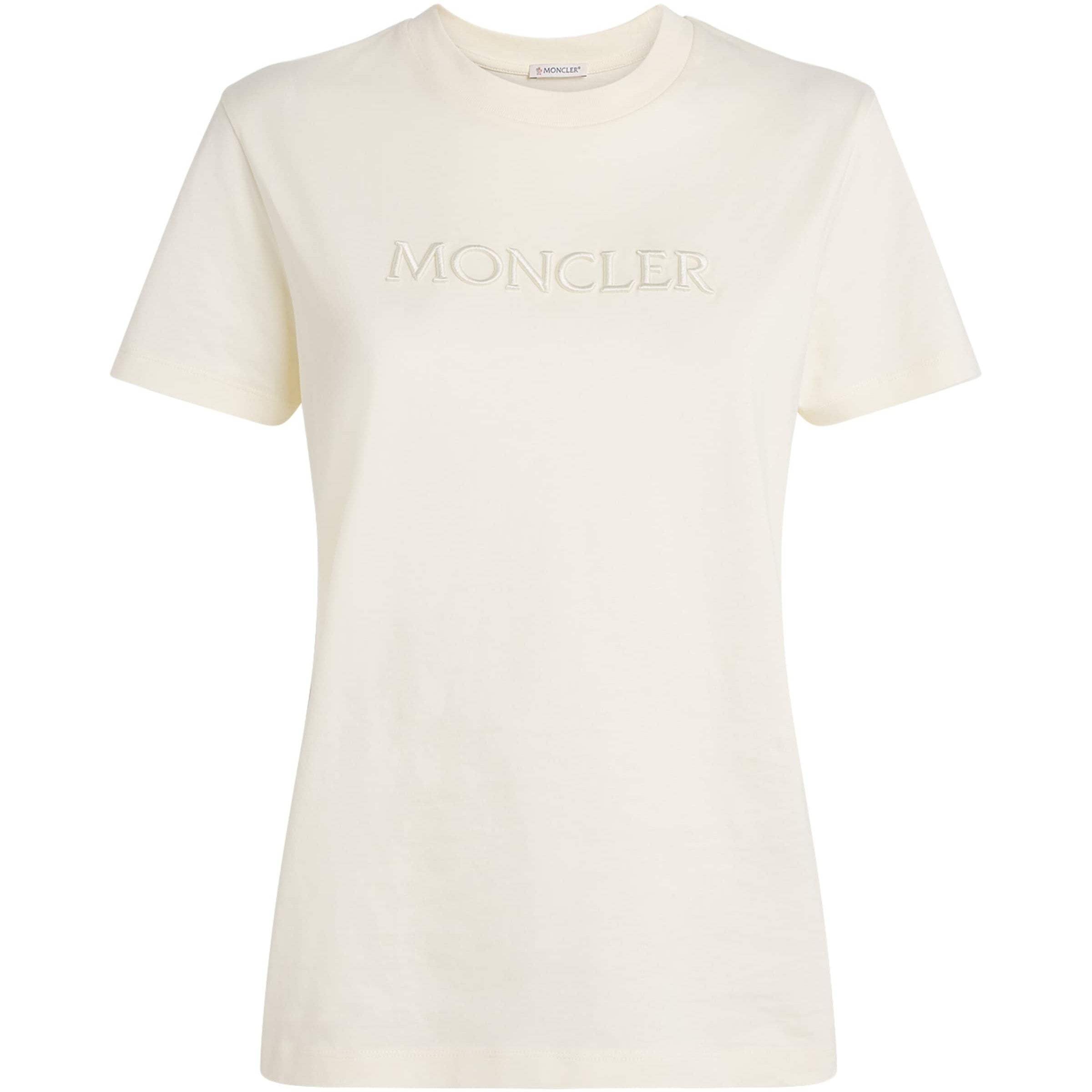 White Cotton Logo T-Shirt