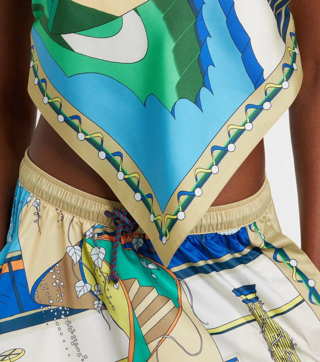 Tory Burch - Printed silk top