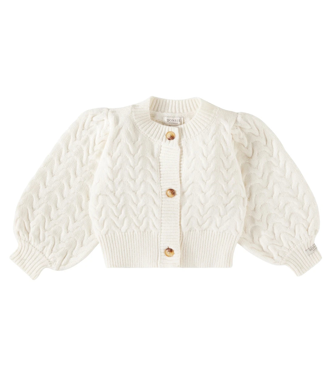 Donsje - Baby Zinne wool and cotton-blend cardigan