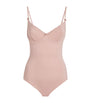 Skims Pink Vintage Shapewear Demi Brief Bodysuit