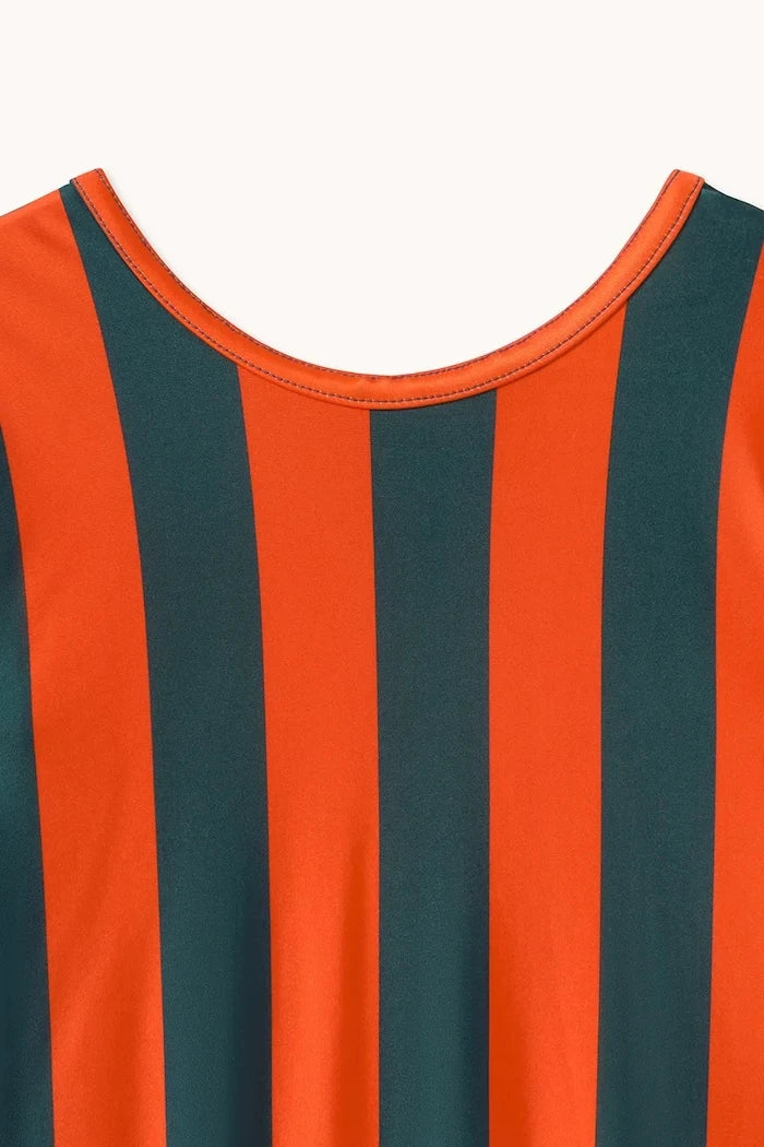 RED-BLUE STRIPES SHINY BODY Çocuk Body