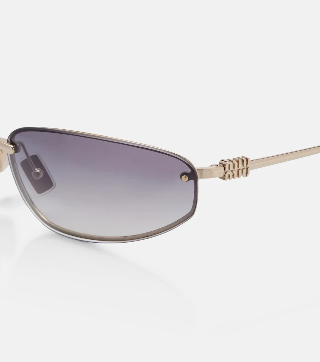 Miu Miu - Miu Nocturne oval sunglasses