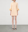 Valentino Nude Crepe Couture Mini Dress