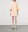 Valentino Nude Crepe Couture Mini Dress