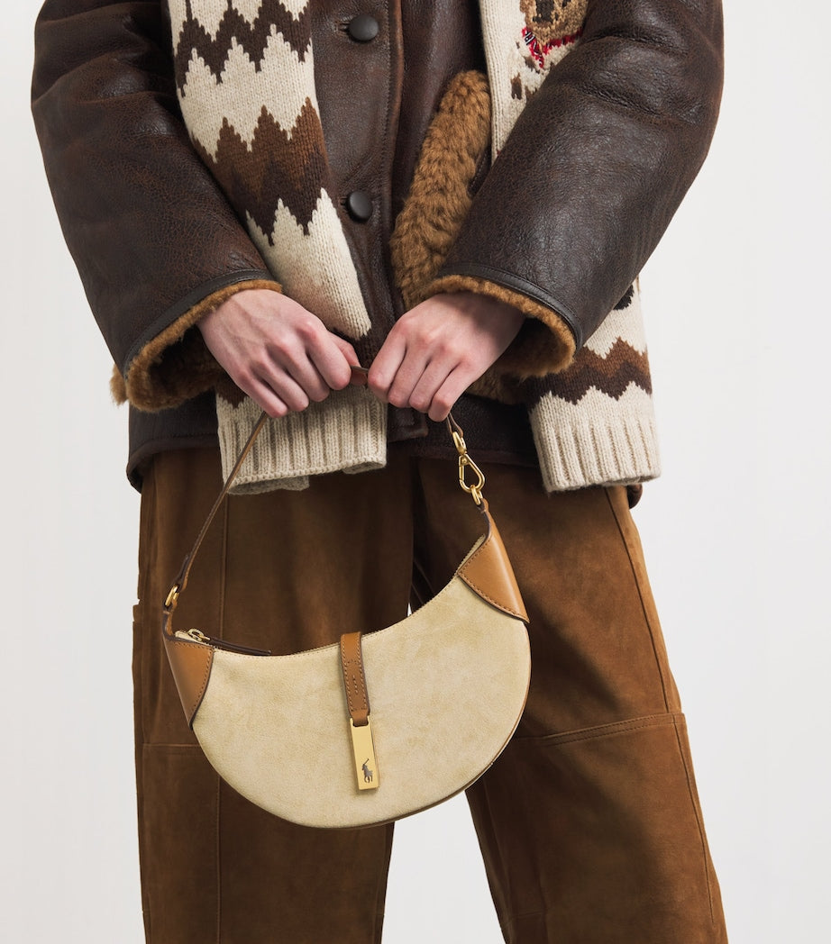 Polo Ralph Lauren Mini Suede ID Shoulder Bag