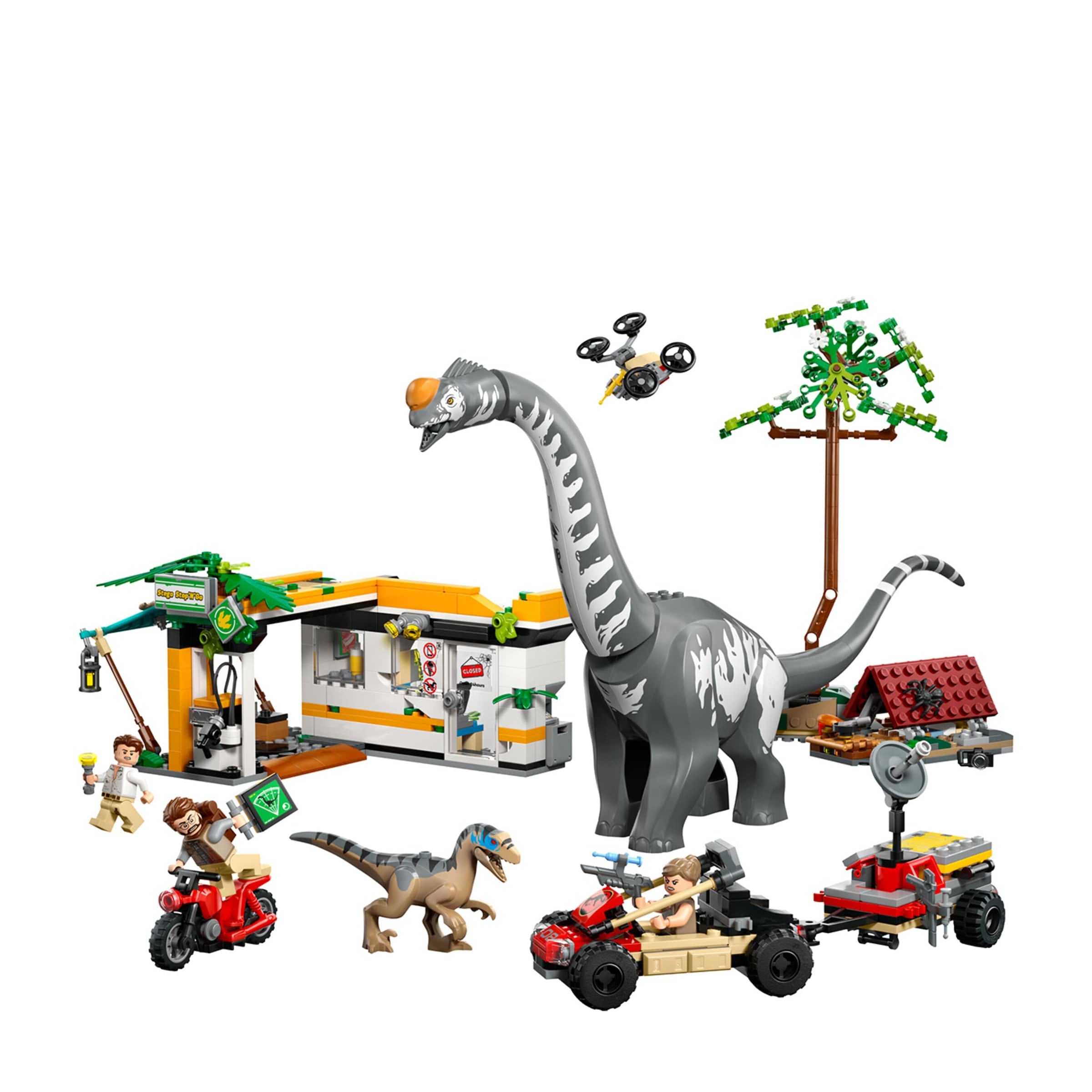 Jurassic World Raptor & Titanosaurus Tracking Mission 76973