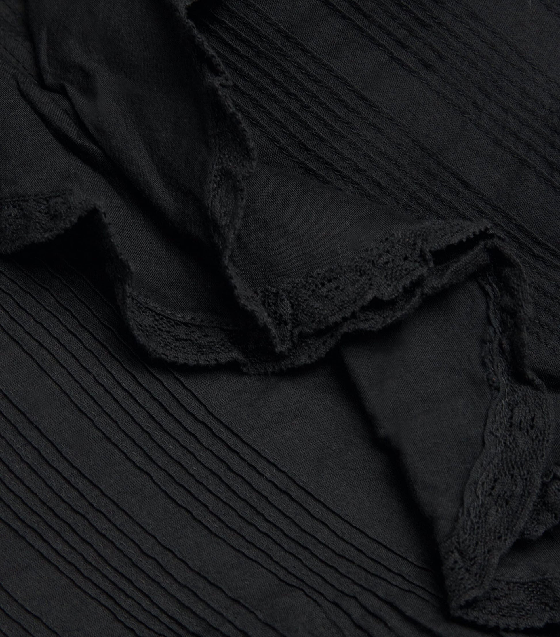 DÔEN Black Organic Cotton Henri Blouse