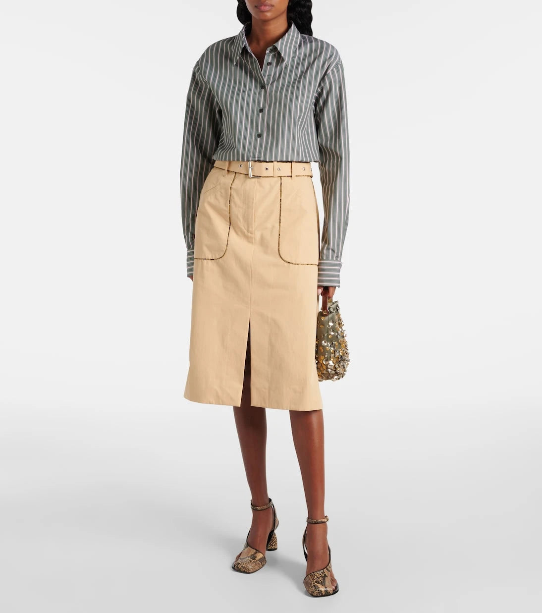 Dries Van Noten - Striped cotton shirt