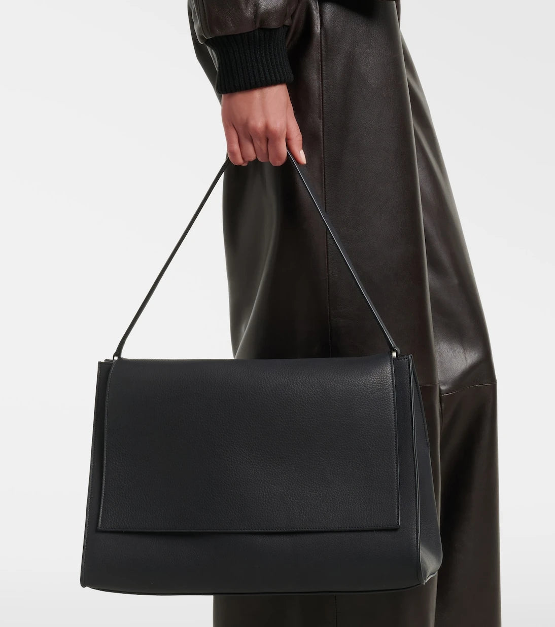 Nour Hammour - Amal leather shoulder bag