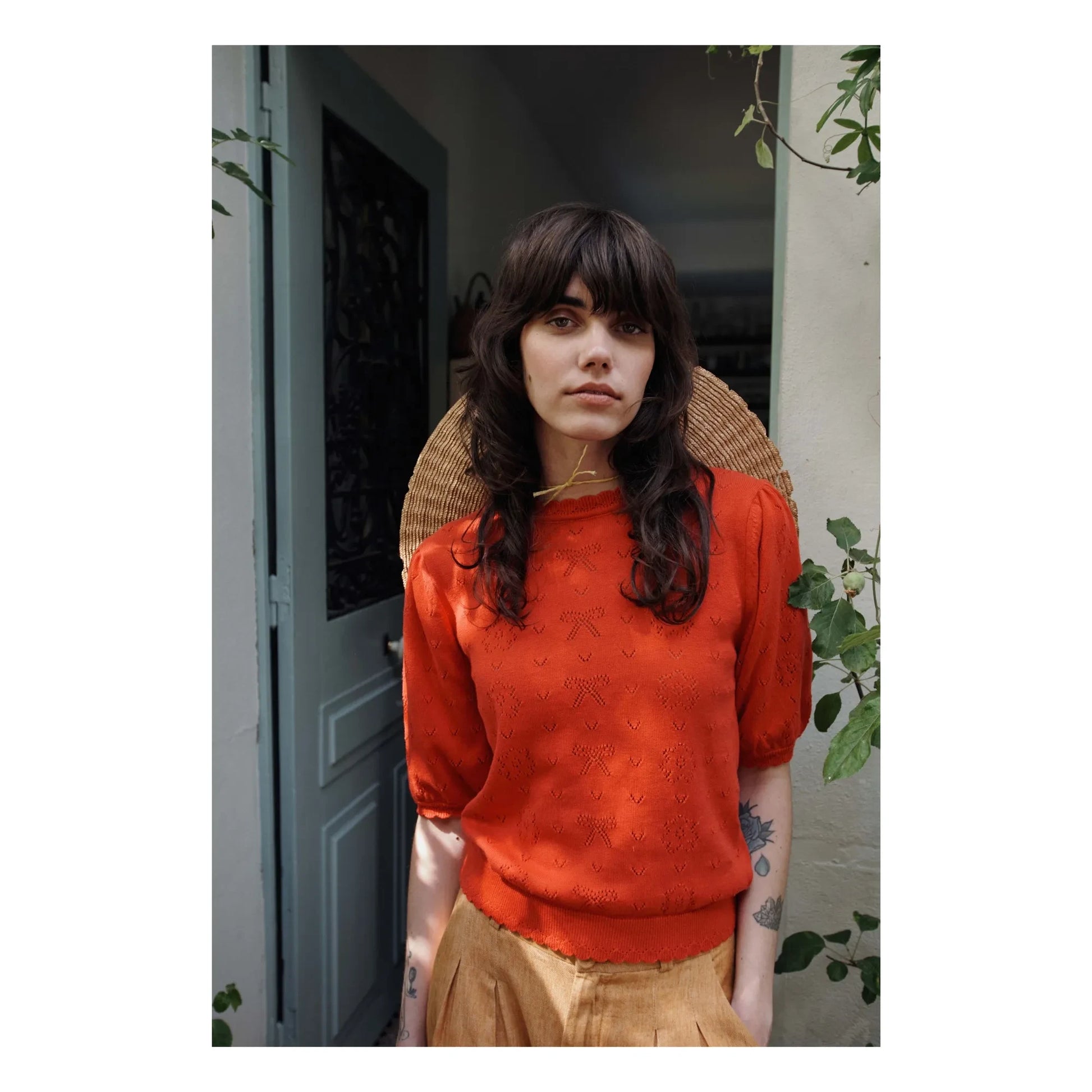 Emile et Ida - Linen and cotton pants | Mustard