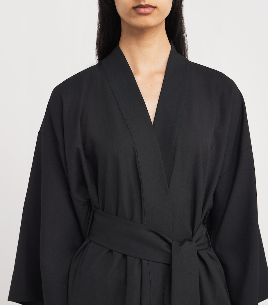 CAMILLA AND MARC Black Lincoln Robe Dress