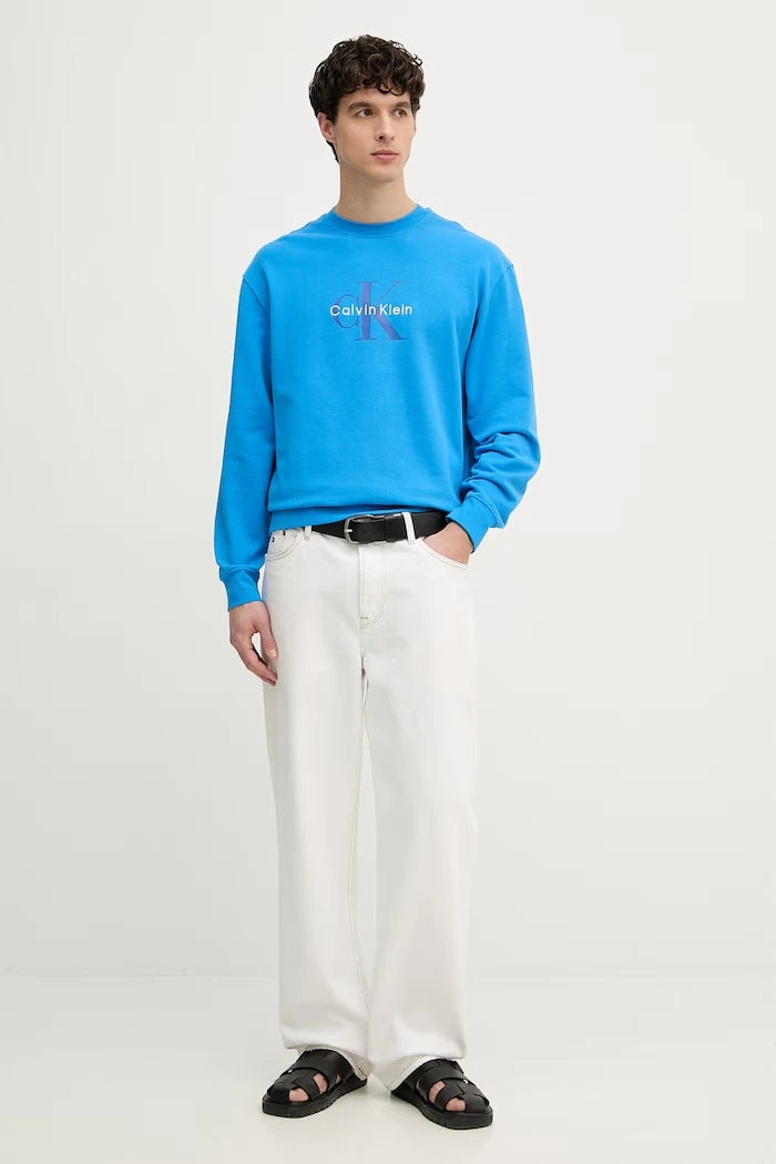 Calvin Klein Jeans erkek pamuklu sweatshirt