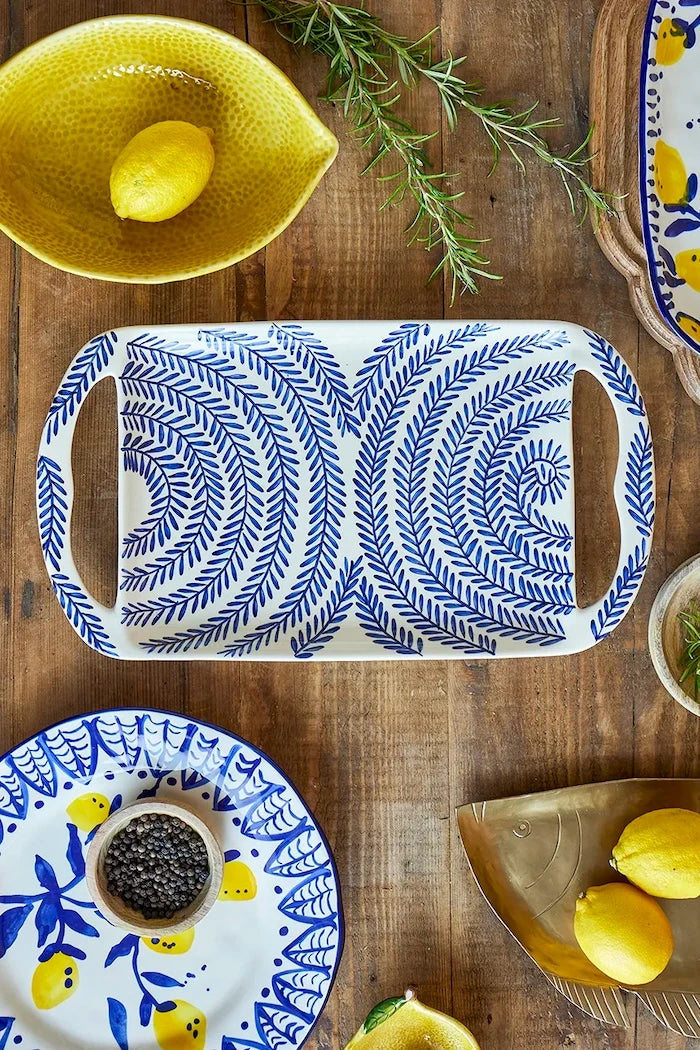Bloomingville Karlie Servis Tabağı 40 x 2,5 x 22 cm