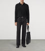 AllSaints Black Brushed Sonny Polo Sweater