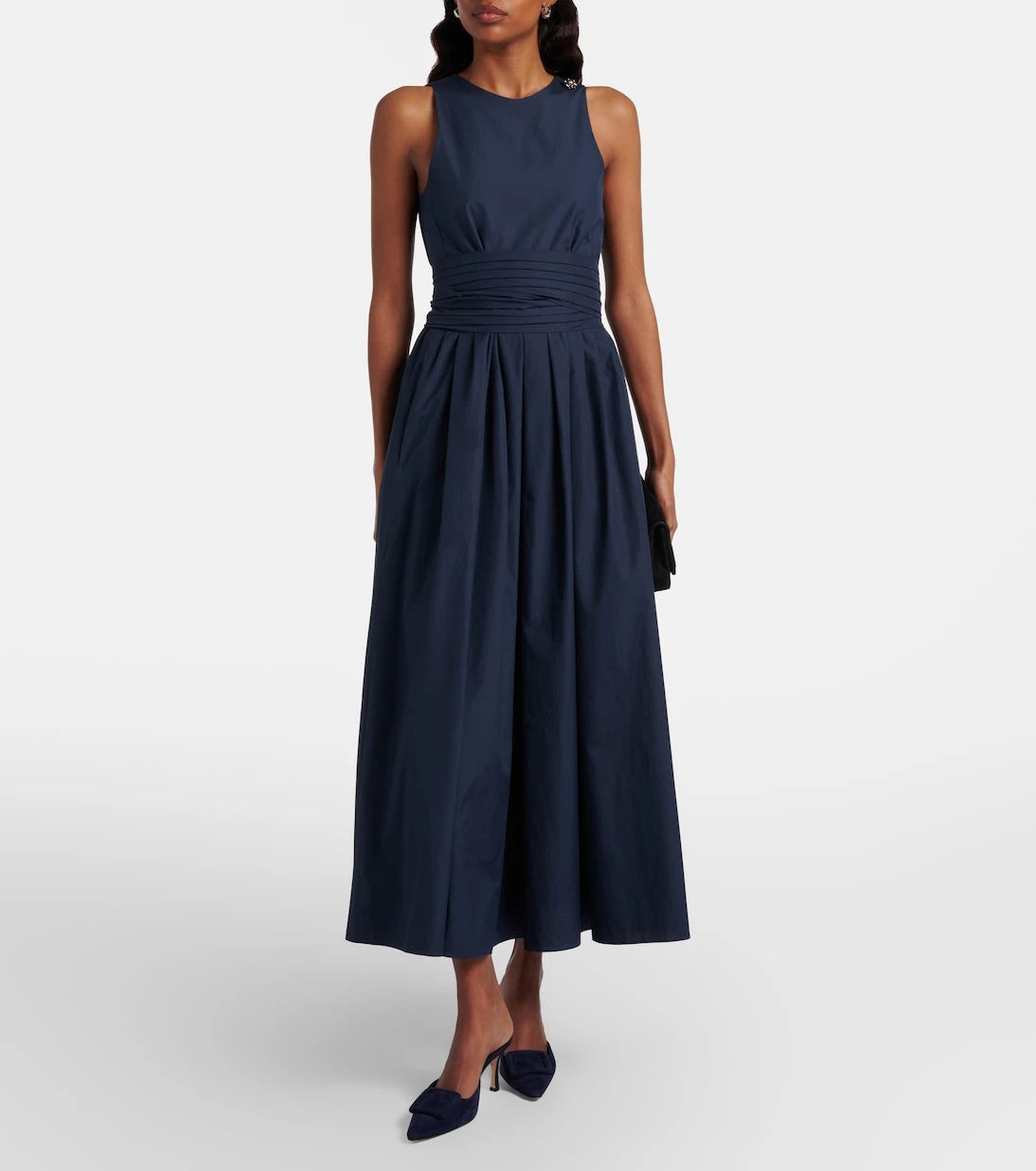 'S Max Mara - Ussita cotton poplin midi dress
