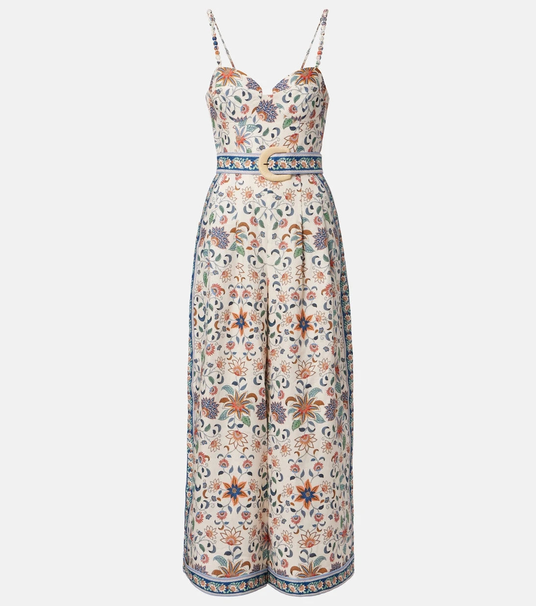 Farm Rio - Delhi floral linen jumpsuit