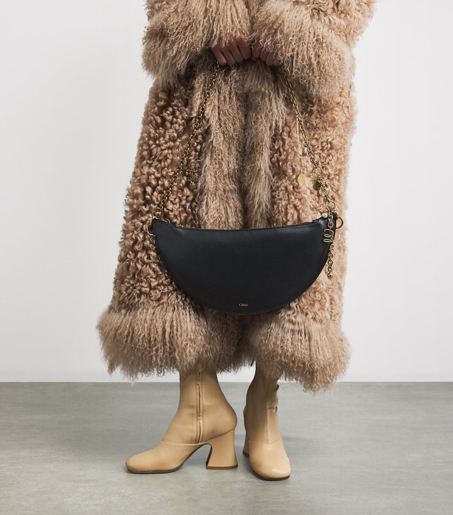 Chloé Leather Half-Moon Shoulder Bag