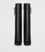 Givenchy Black Leather Shark Lock Knee-High Boots 90
