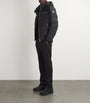 Moose Knuckles Black Down Cloud Bomber Puffer Jacket